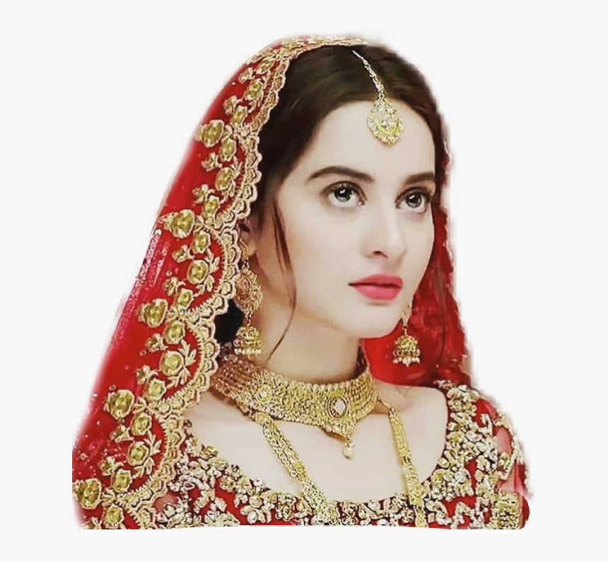 #bride #girl #pakistan #pakistanidress #pakistanibride - Aiman Khan In Bridal Look, HD Png Download, Free Download