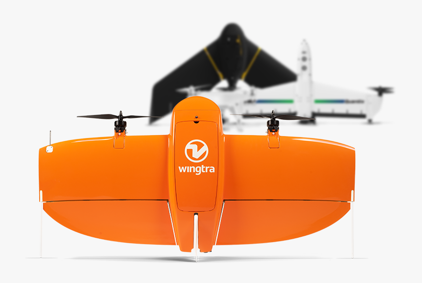 Fixed-wing Drone Comparison With Quadcopters - Wingtra Drone, HD Png Download, Free Download