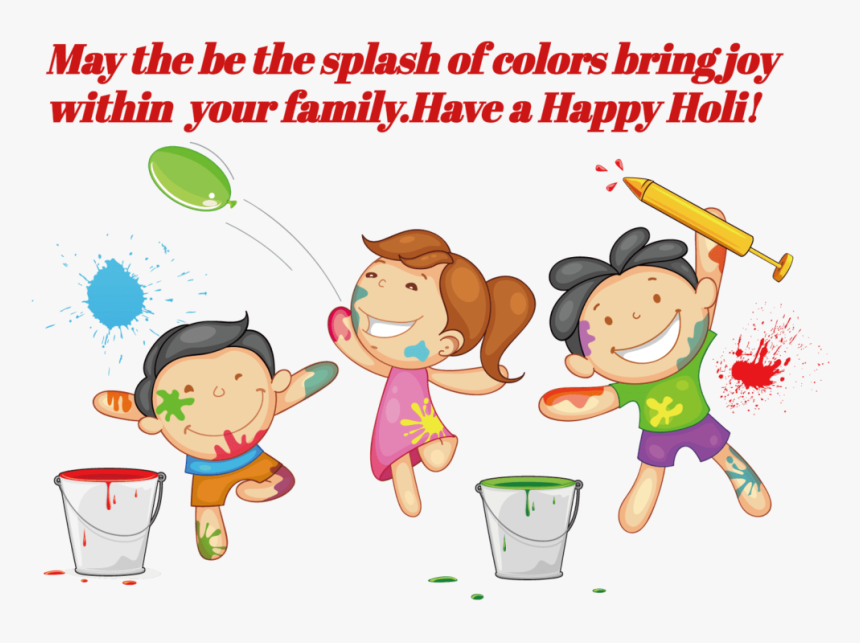 Happy Holi Messages - Funny Holi Wishes In Hindi, HD Png Download, Free Download