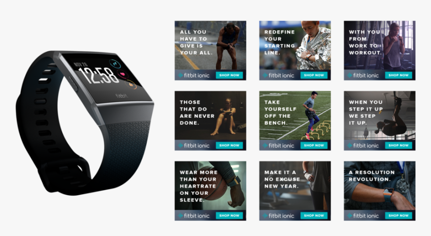 Fitbitbanners Frombrad - Online Advertising, HD Png Download, Free Download