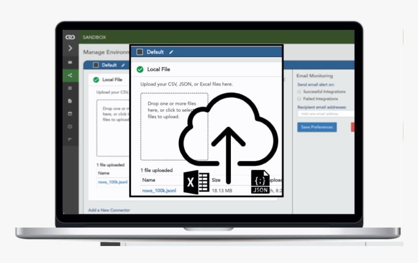 Load Excel, Csv, And Json Files Into Your Workspaces"s - Operating System, HD Png Download, Free Download