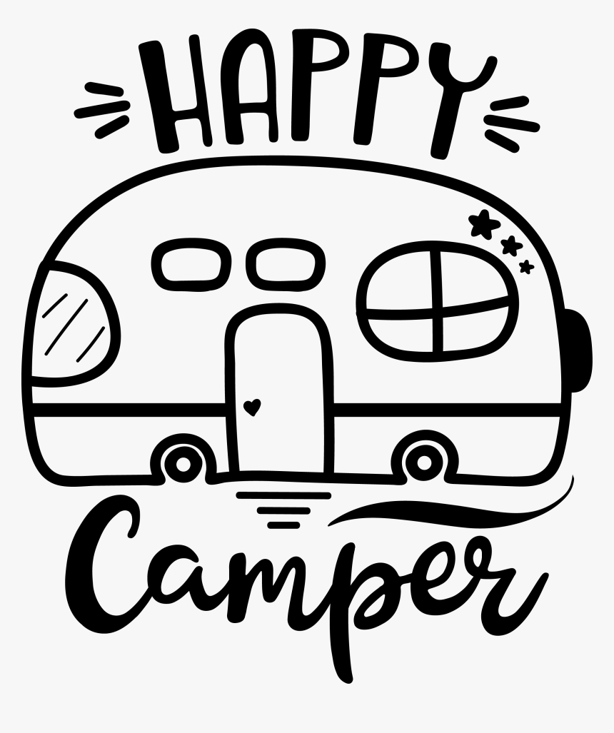Download This Adorable "happy Camper - Happy Camper Svg Free, HD ...