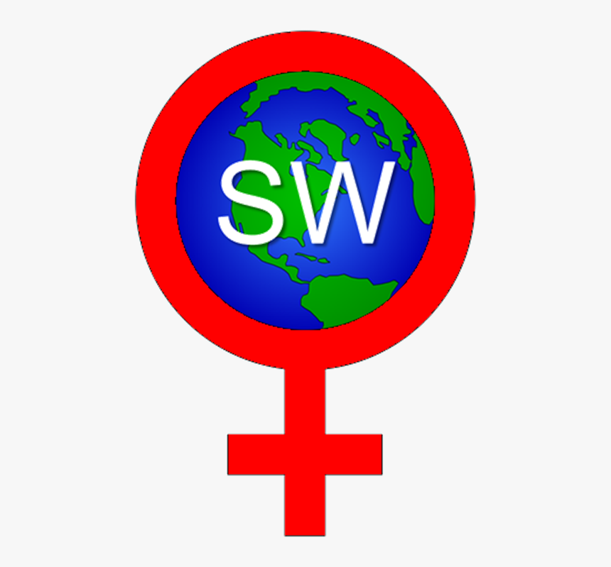 Super Worldwide Girls Symbol - Vector Earth Logo Png, Transparent Png, Free Download