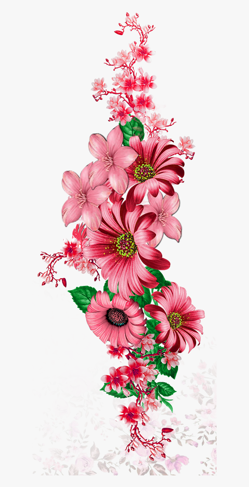 Vector,flower,vector Art,flower Vector,vector Flower - Vector Flowers ...