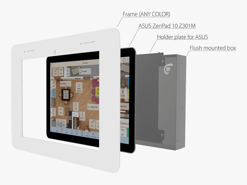 Construction Of Wall Panel - Tablet Computer, HD Png Download, Free Download