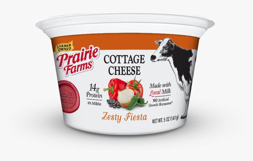 Cottage Cheese Snack Cup, Zesty Fiesta - Prairie Farms, HD Png Download, Free Download