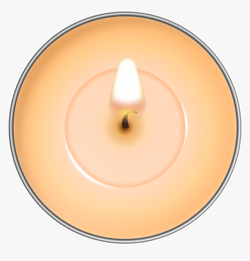 Round Orange Candle Png Clip Art, Transparent Png, Free Download