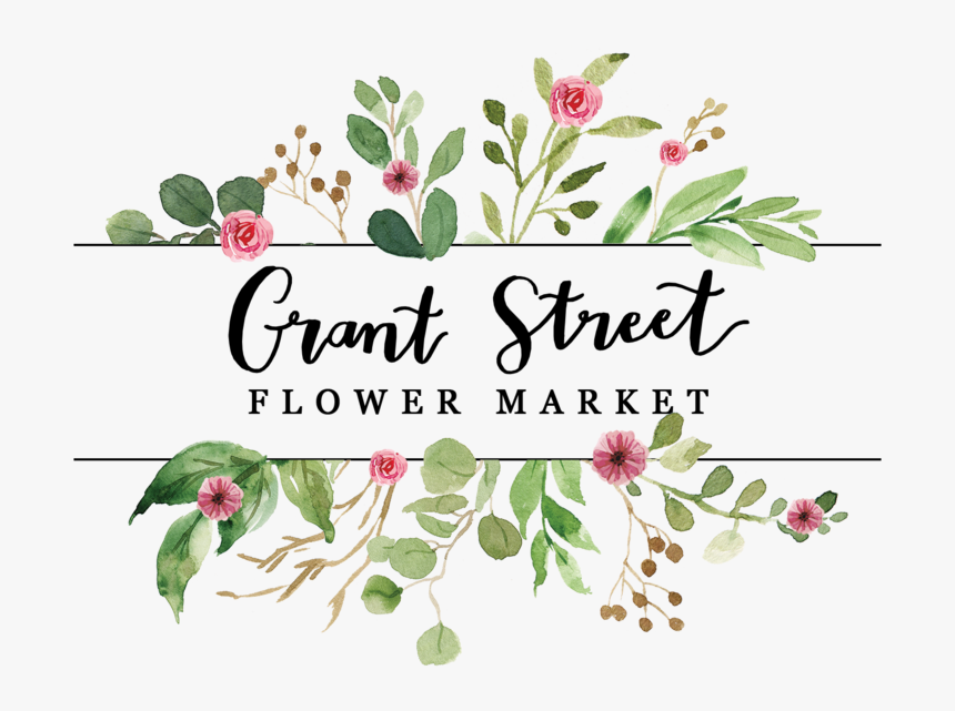 Gsfm Logo Handwritten Flowers, HD Png Download, Free Download