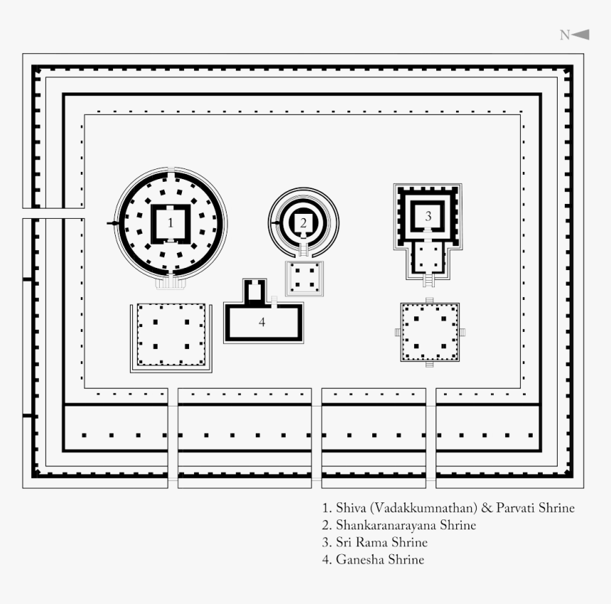 Guruvayur Temple Plan, HD Png Download, Free Download