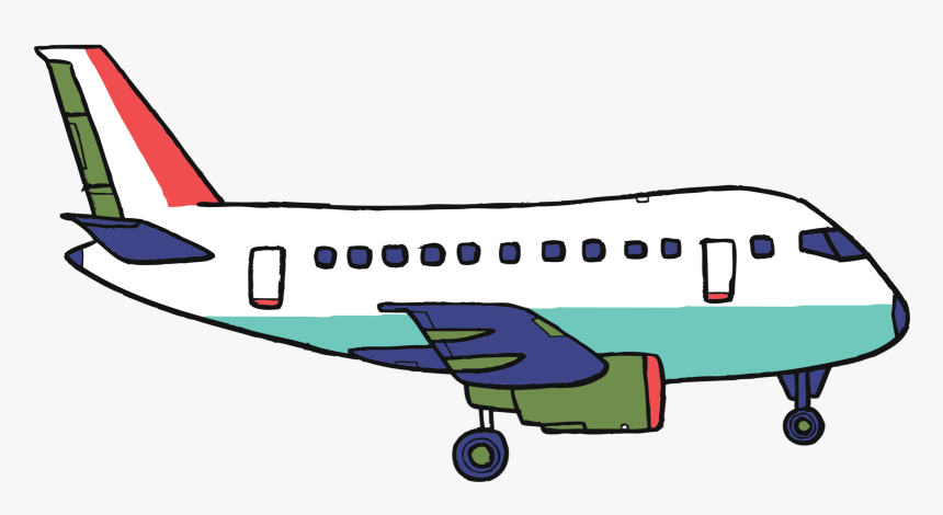 Airplane - Airplane - Airplane - Air Plan Tattoo - Kids Tattoos Aeroplane, HD Png Download, Free Download