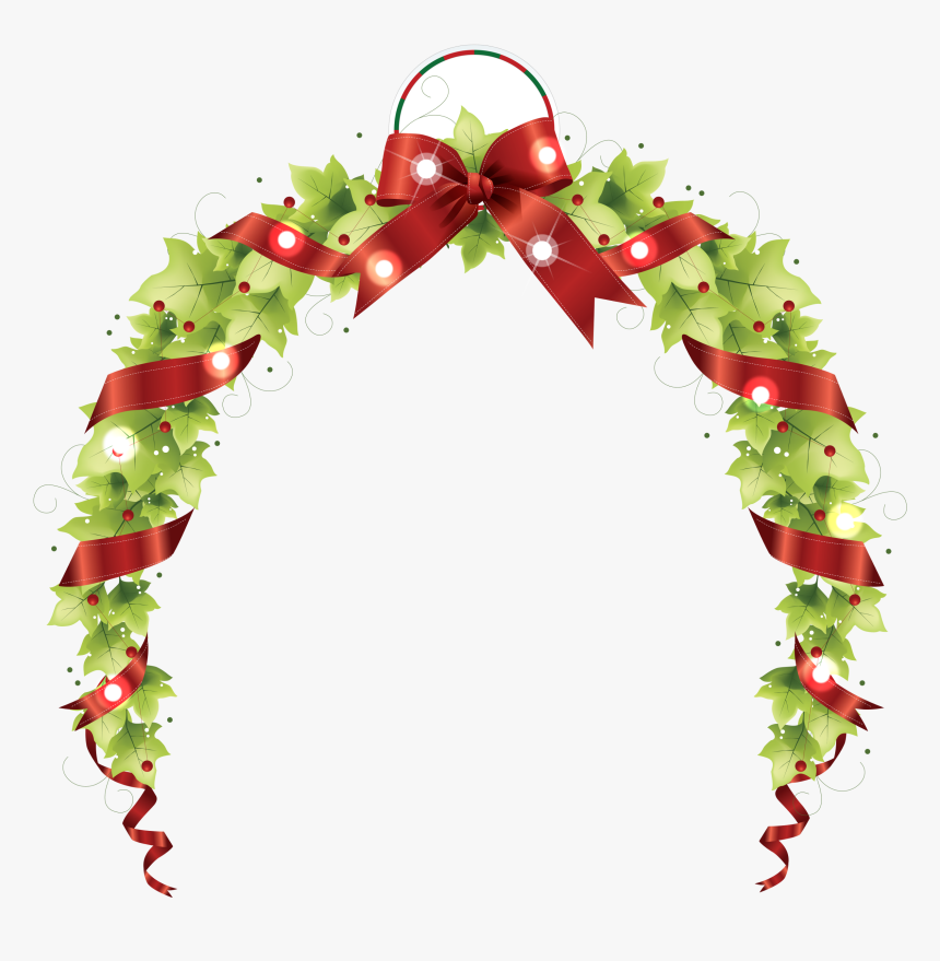 Tube Noel Rustic Wreath Clip Art Fall Wreath Clip Art - Christmas Vector, HD Png Download, Free Download