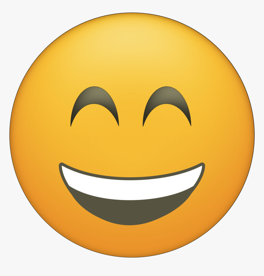 Laughing Face Emoji Printable, HD Png Download kindpng