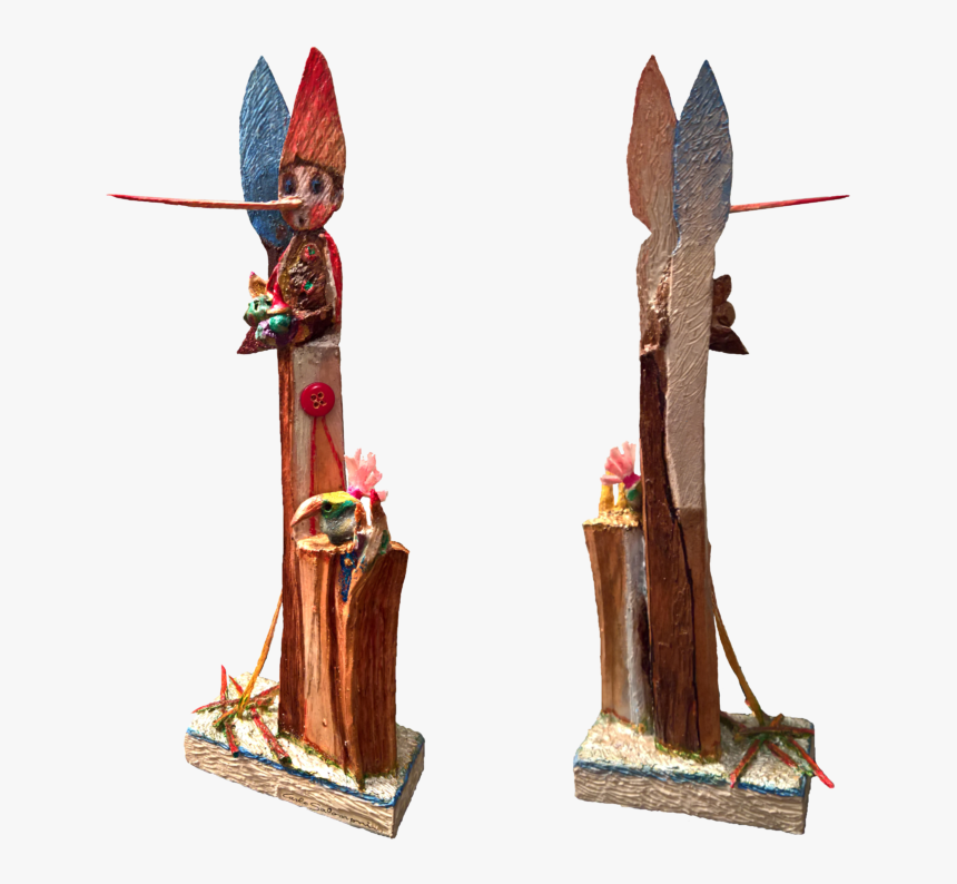 Pinocchio"s Noses Carlo Salomoni - Carving, HD Png Download, Free Download