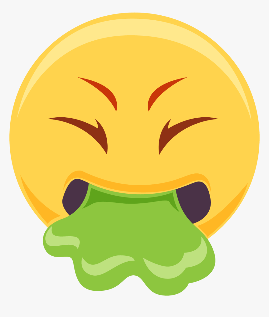 puking face emoji clipart