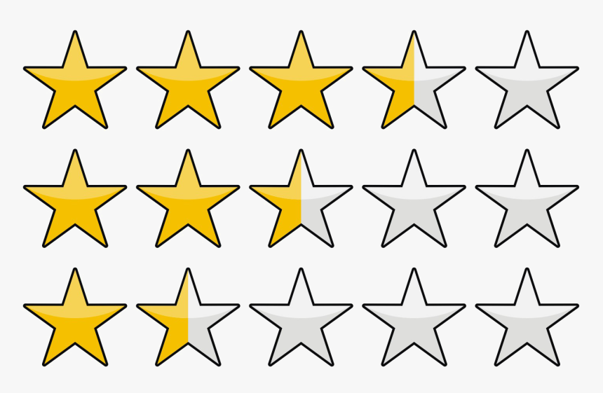 Transparent Star Png - Rating Étoile Png, Png Download, Free Download