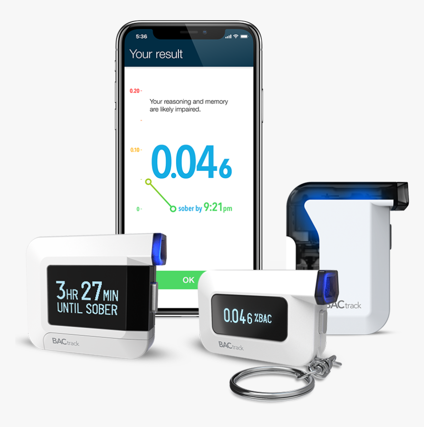 Bactrack C6 Keychain Breathalyzer, HD Png Download, Free Download