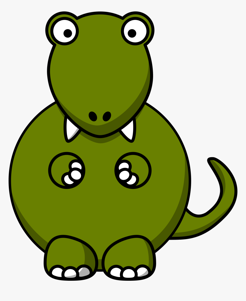 Cartoon Tyrannosaurus Rex Clip Arts - Clipart Cartoon Tyrannosaurus Rex, HD Png Download, Free Download