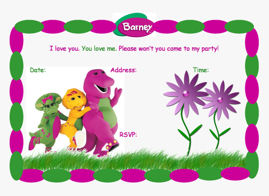 free-barney-birthday-party-invitations-templates
