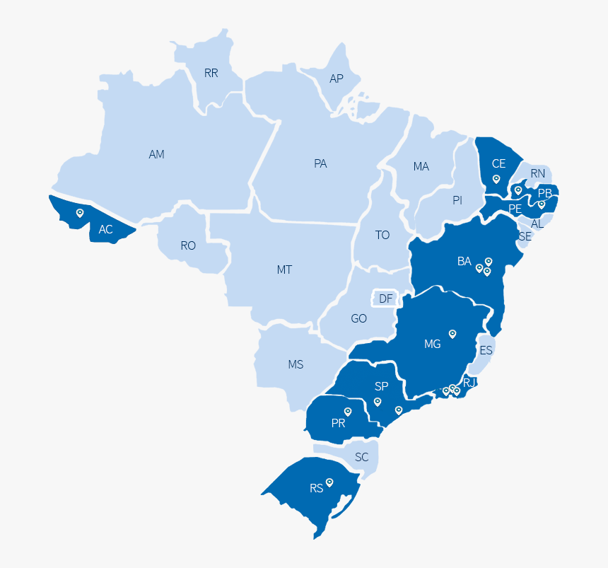 Brazil Electoral Map 2018, HD Png Download, Free Download