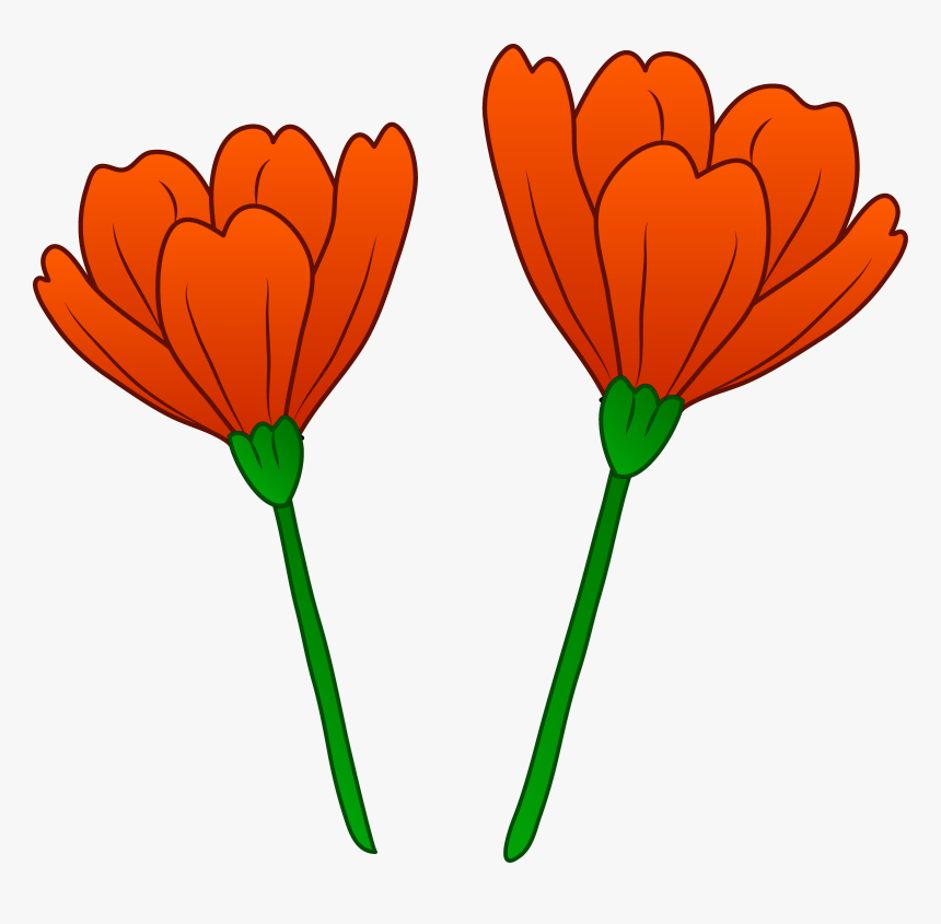 Flowers Clipart Cartoon - California State Flower Clipart, HD Png Download, Free Download