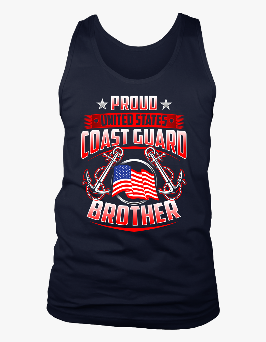 Proud Coast Guard Brother Mens Tees, Long Sleeves, - T-shirt, HD Png Download, Free Download