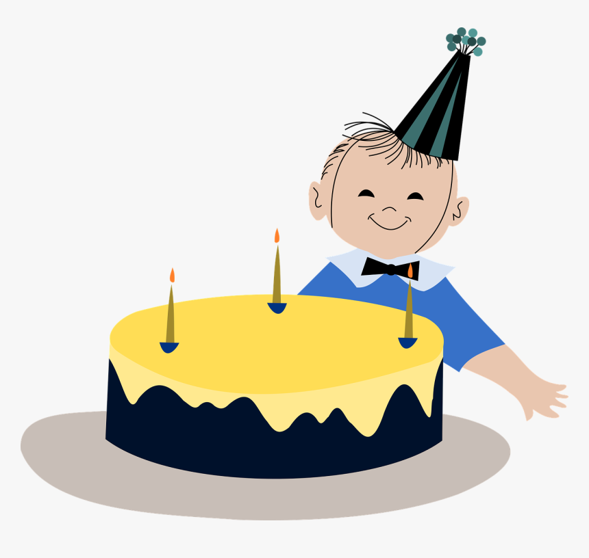 Birthday Boy Cake Free Picture - Baby Boy Birthday Png, Transparent Png, Free Download