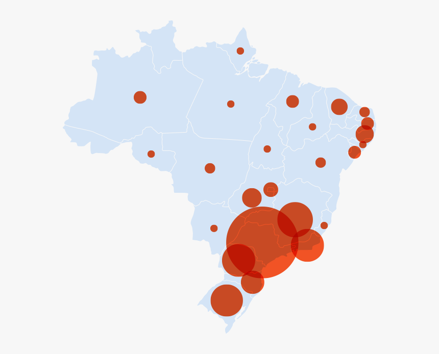 Enter Image Description Here - Mapa Coworking Brasil, HD Png Download, Free Download