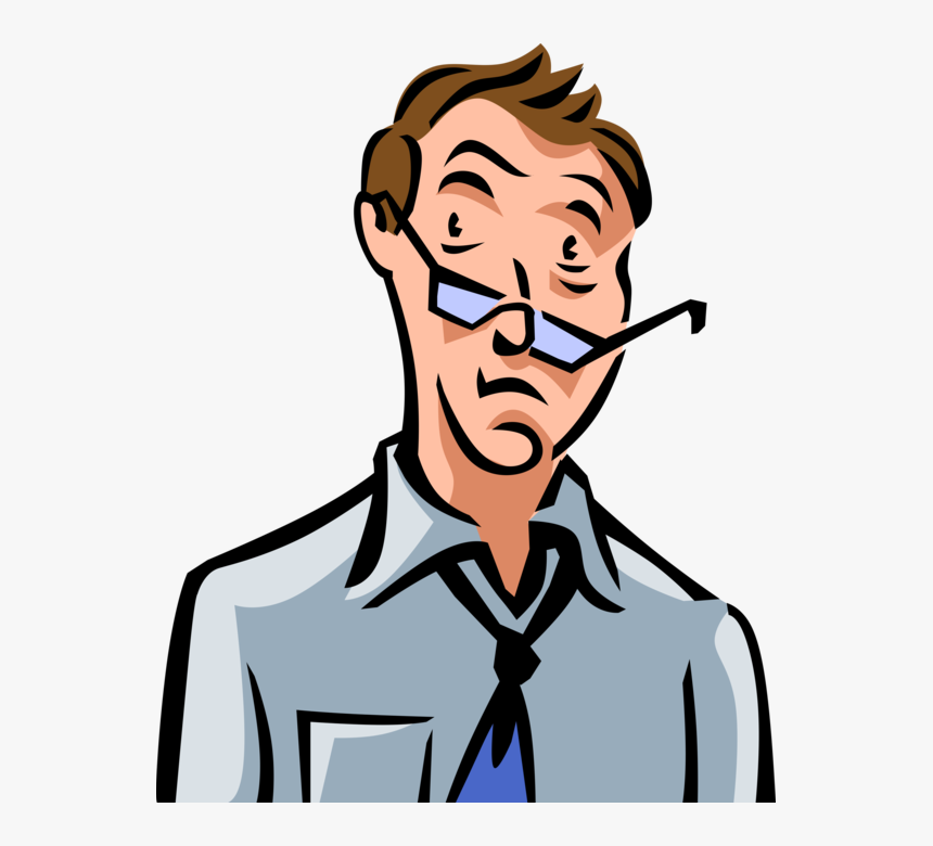 Vector Illustration Of Frustrated Businessman Put Through - Wiping Sweat From Brow, HD Png Download, Free Download