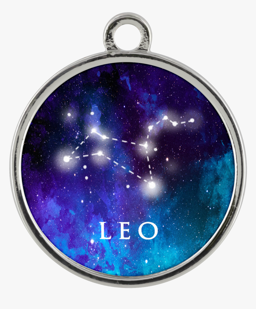 Leo Zodiac Sign Starry Night Blue Silver Plated And - Bracelet, HD Png Download, Free Download