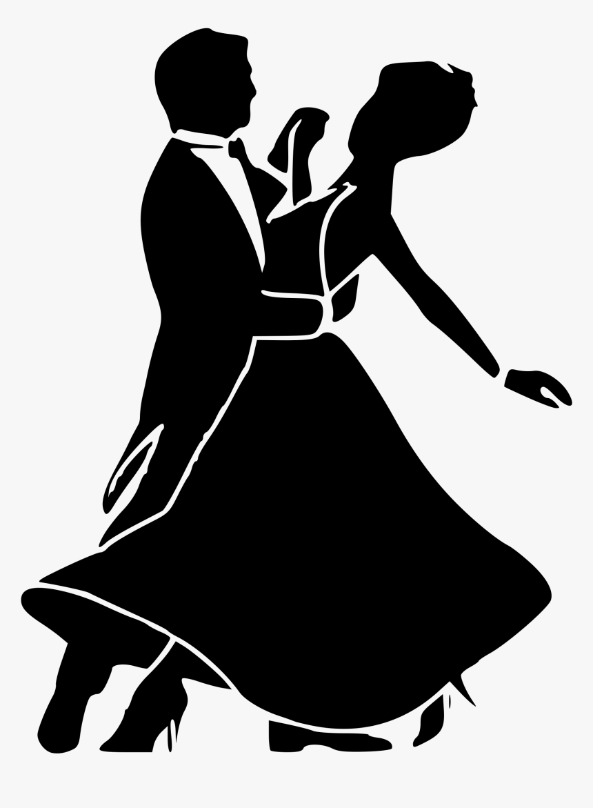 People Dancing Silhouette Png - Silhouette Ballroom Dance, Transparent ...