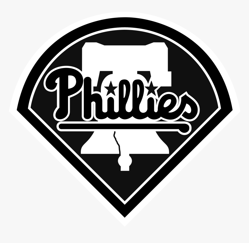 Phillies Black And White, HD Png Download, Free Download