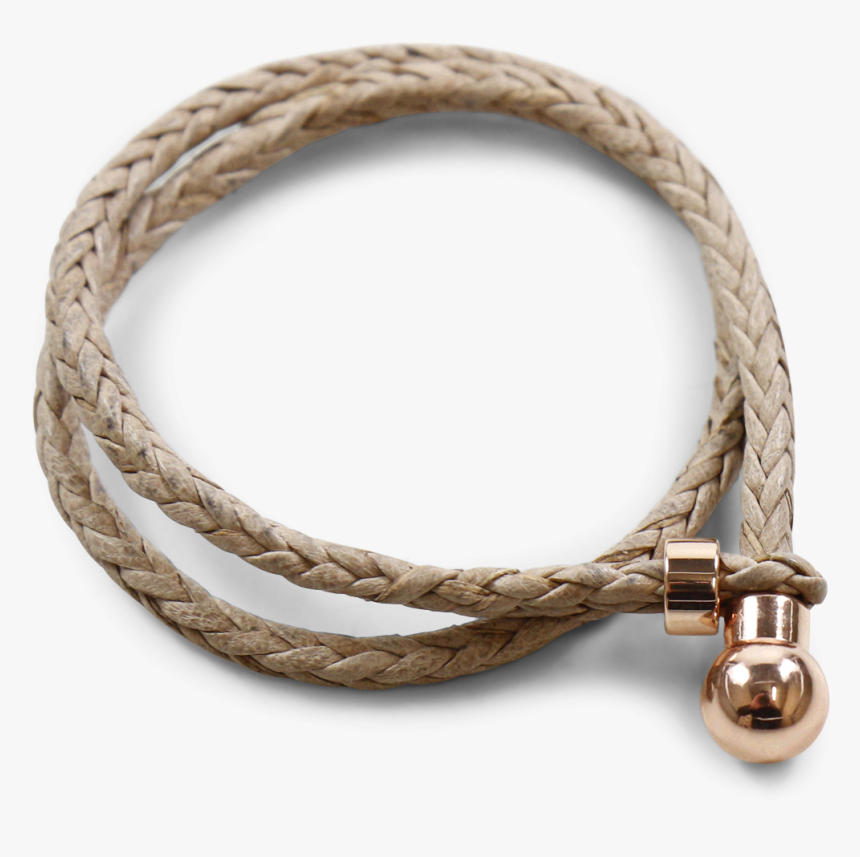 Bracelets Caro 2 Woven Rope Accessory Rose Gold - Bracelet, HD Png Download, Free Download