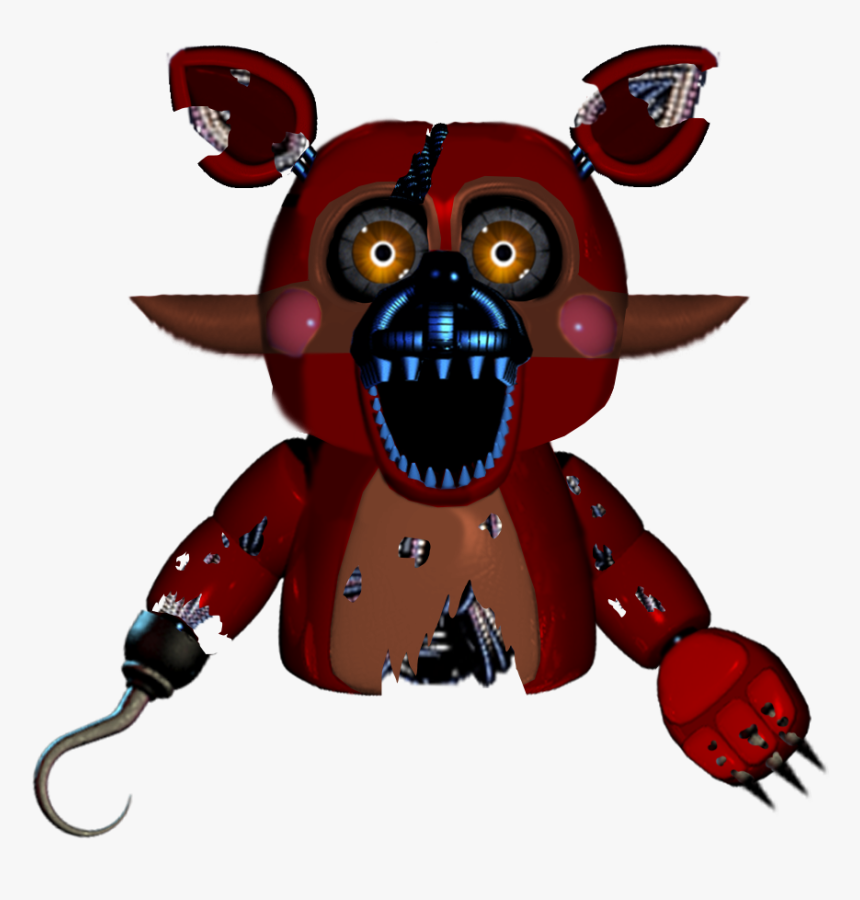 Puppet Nightmare Foxy By Pkthunderbolt100 - Fnaf Foxy Hand Puppet, HD Png Download, Free Download