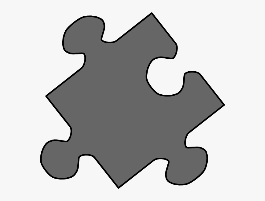 Grey Jigsaw Svg Clip Arts, HD Png Download, Free Download