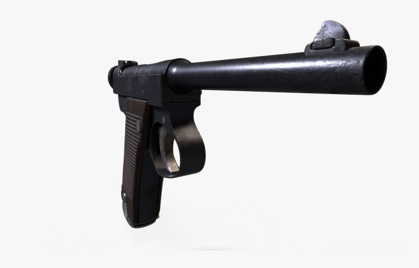 Nambu Ww2 Pistol Render 5 - Firearm, HD Png Download, Free Download