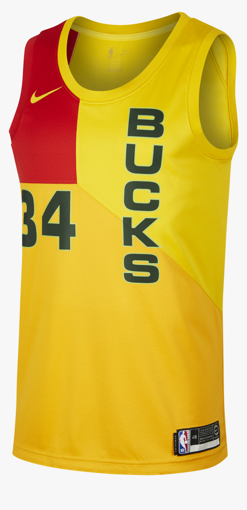 bucks yellow jersey