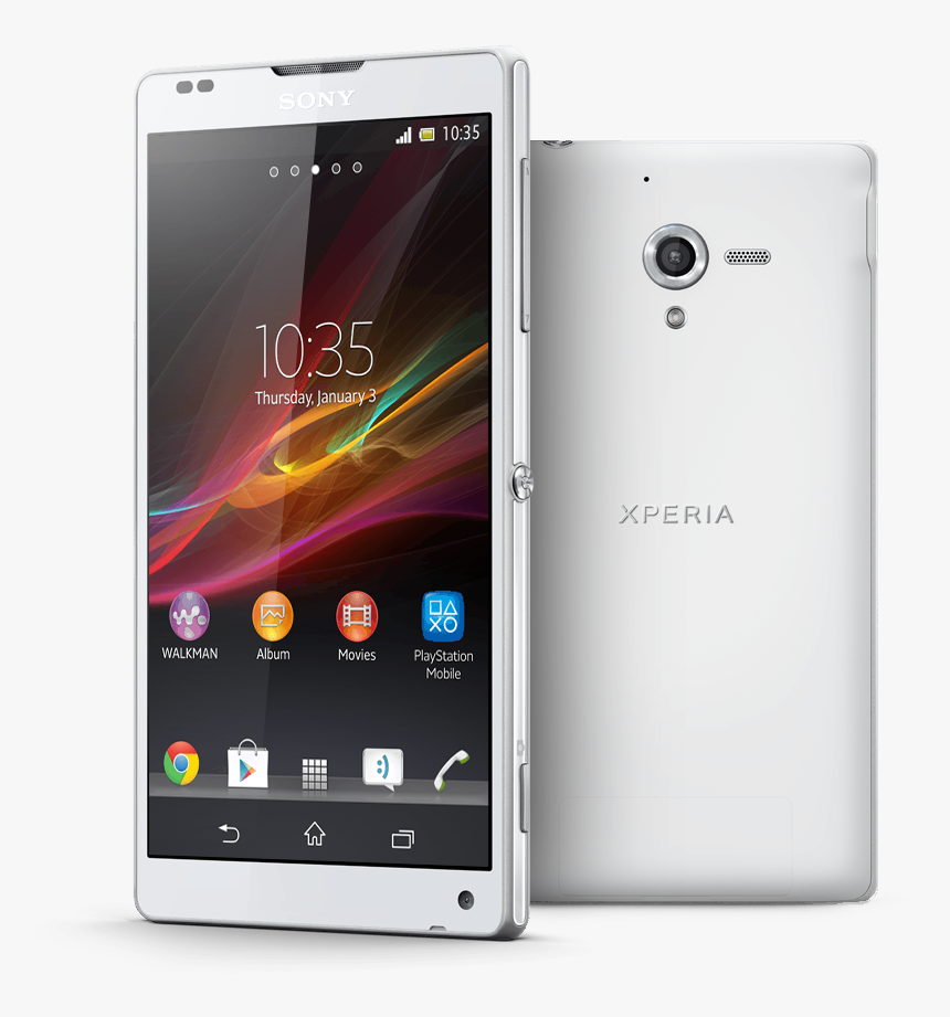 Sony Xperia Zr White, HD Png Download, Free Download