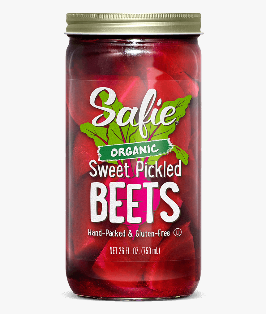 Safie Organic Sweet Pickled Beets 26 Fl Oz - Non-alcoholic Beverage, HD Png Download, Free Download