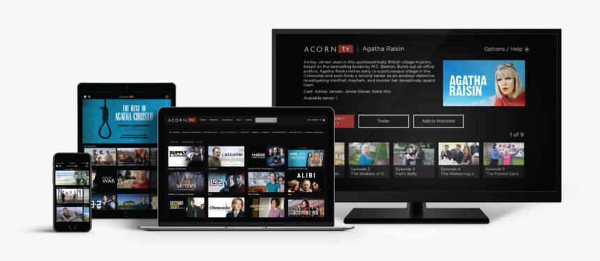 Acorn Tv Greatly Expands Distribution With Apple Tv - Acorn Tv And Apple Tv Android Tv, HD Png Download, Free Download