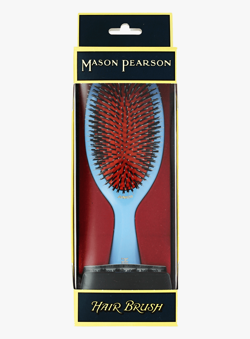 Mason Pearson Junior Bristle & Nylon Bn2 Blue Hairbrush - Flyswatter, HD Png Download, Free Download