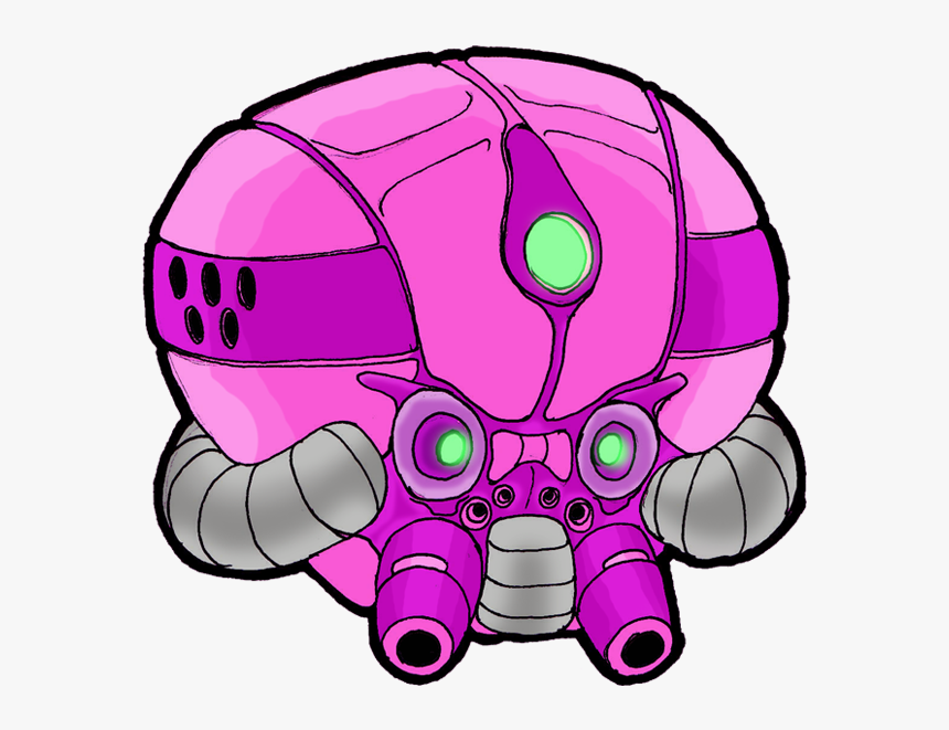 Pink Tubes Robot Head, HD Png Download, Free Download