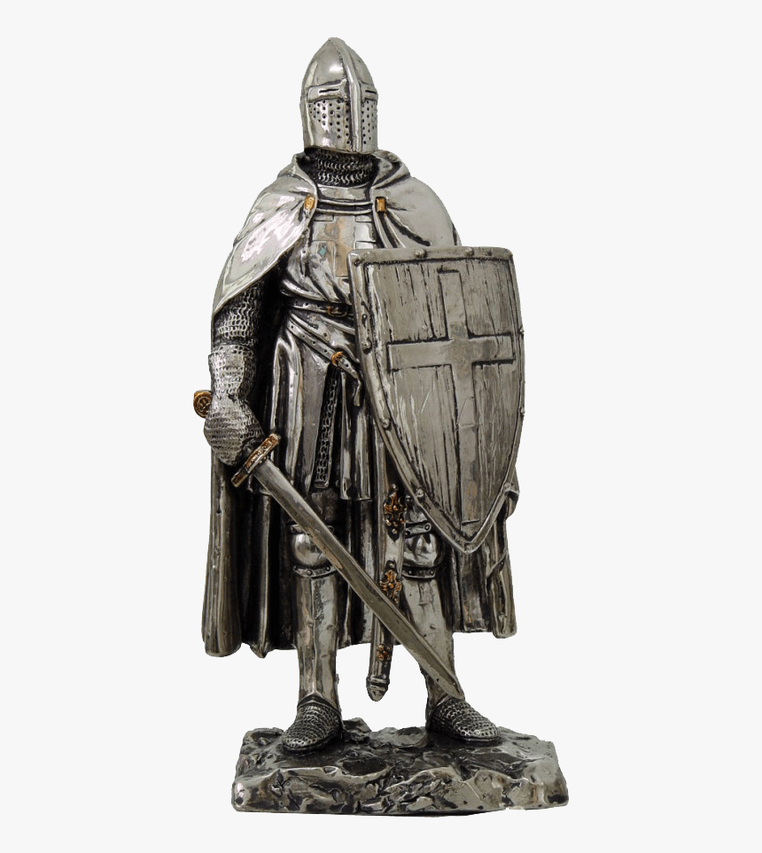 Crusader Knight Statue - Medieval Statue, HD Png Download, Free Download