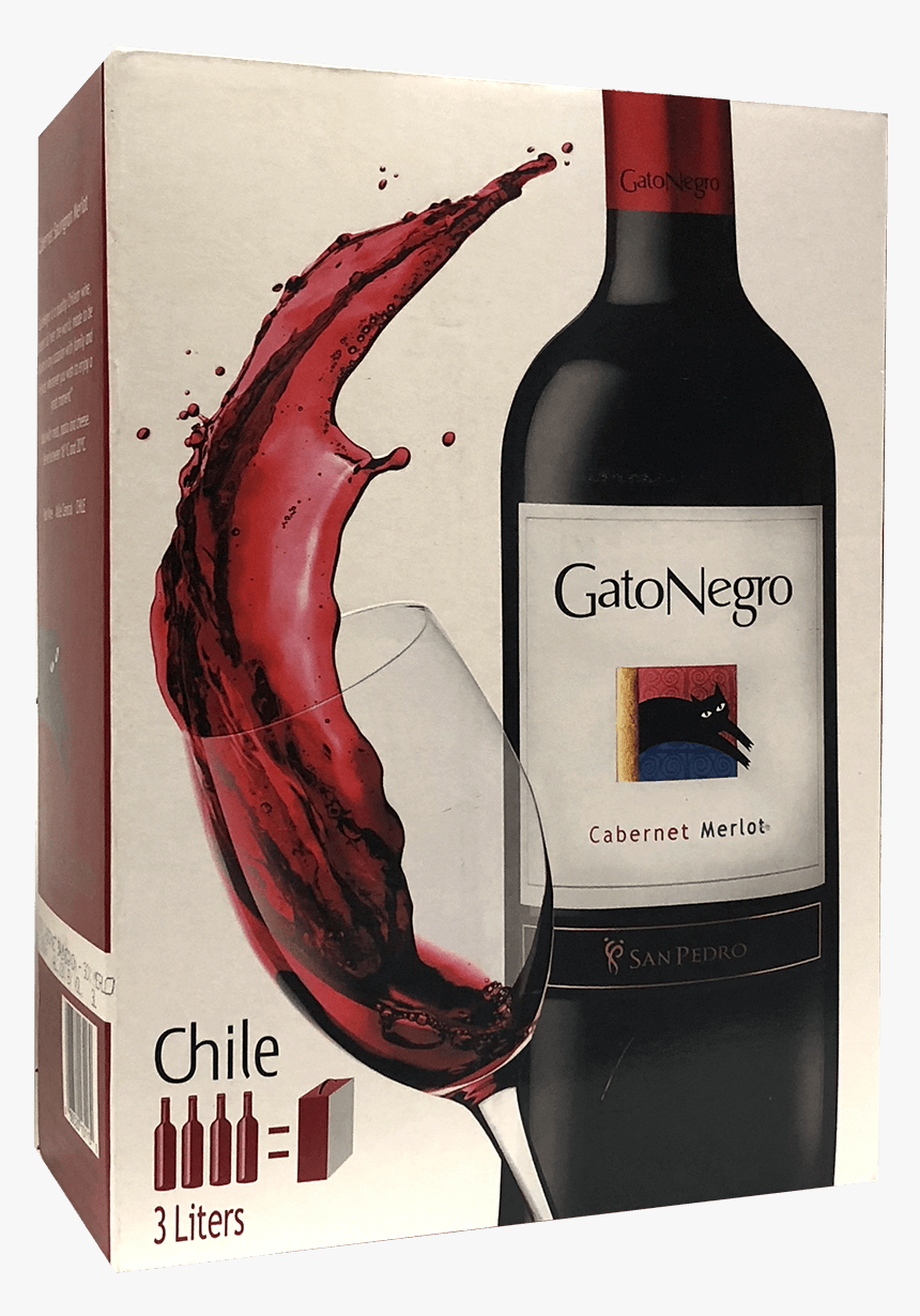 Gato Negro Cabernet/merlot - Gato Negro 3l Carmenere, HD Png Download, Free Download