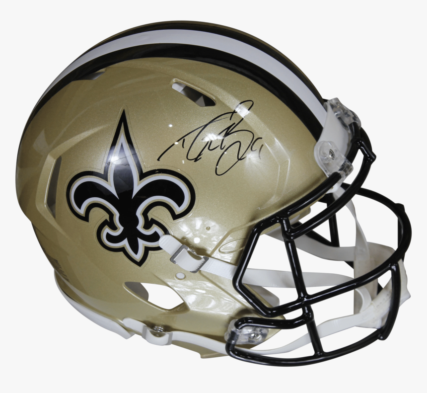 Drew Brees Autographed New Orleans Riddell Speed Proline - New Orleans Saints, HD Png Download, Free Download