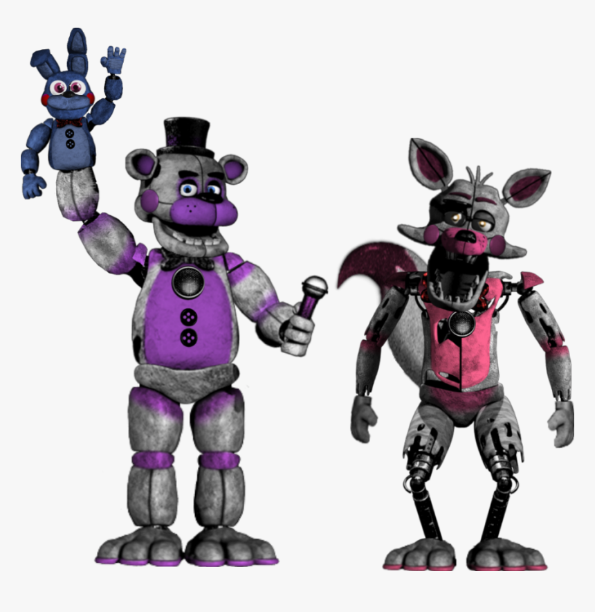 Funtime Freddy Funtime Foxy, HD Png Download, Free Download