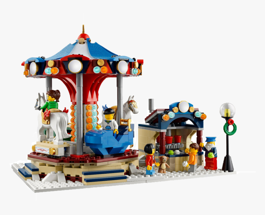 Carousel Png Transparent Background - Lego Winter Village Market, Png Download, Free Download