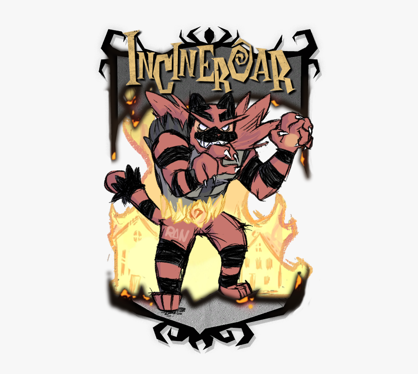 Incineroar Enters The Realm - Don T Starve Character Portrait, HD Png Download, Free Download