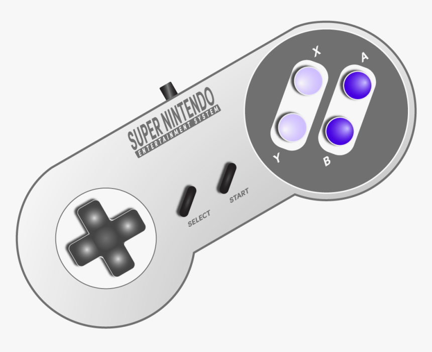 Super Nintendo Entertainment System - Game Controller, HD Png Download, Free Download