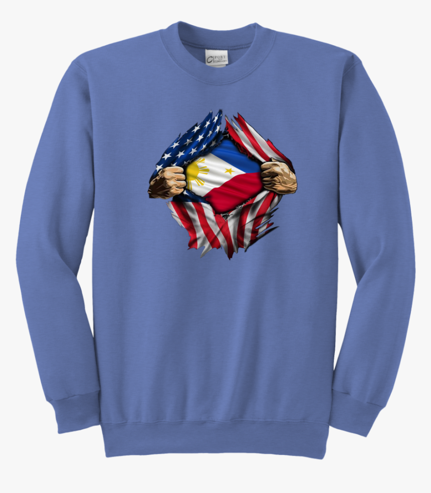 Flag Philippines"
 Class="lazyload Lazyload Mirage - Crew Neck, HD Png Download, Free Download