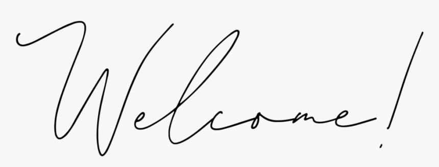 Welcome - Calligraphy, HD Png Download, Free Download